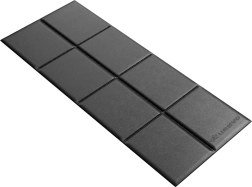 Tapis pour équipement de fitness UREVO 160 × 65 cm noir