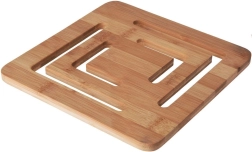 Dessous-de-plat en bambou 20 × 20 cm