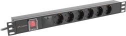 Barrette d’alimentation PDU rack 19" 1U Lanberg