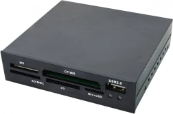 Lecteur de cartes mémoire interne USB 2.0 pour baie 3,5″