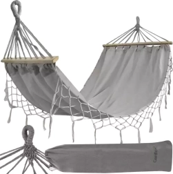 Hamac de jardin 200 × 100 cm GARDLOV, gris