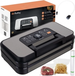 soudeuse sous vide pour films RUHHY 125 W avec double pompe et couteau intégré