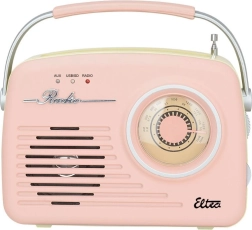 Radio rétro LUIZA SP-11 MP3 USB SD rose