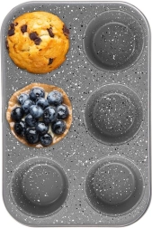 Moule à muffins en granit GRANDE, 6 pcs