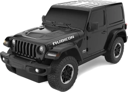Jeep Wrangler JL télécommandé Rastar à l’échelle 1:24, noir