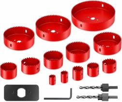 Jeu de scies cloches pour bois Renew Force 19–127 mm, 16 pièces