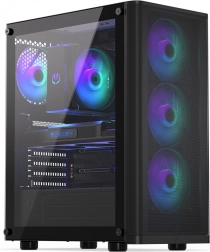ENDORFY Ventum 200 ARGB boîtier PC gaming avec verre trempé et airflow exceptionnel