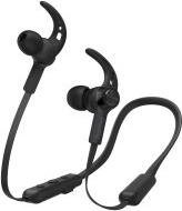 Écouteurs intra-auriculaires avec microphone noir