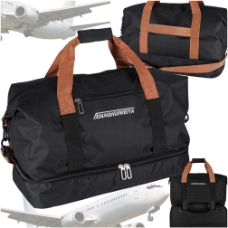 Sac de voyage et de sport 58 × 34 cm noir