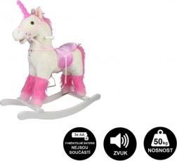 Licorne à bascule en peluche 71 cm avec sons et mouvements – Licorne