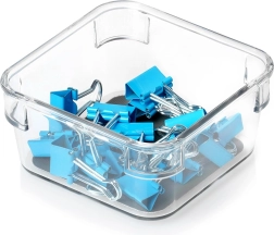Organisateur de rangement carré GREY 9 × 9 × 4,5 cm