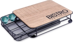 Organiseur métallique pour capsules de café Bistro