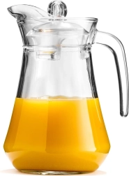 Carafe en verre avec couvercle 1,4 l