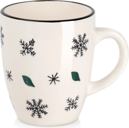 Tasse en céramique avec flocons de neige 350 ml