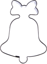 Emporte-pièce pour biscuits cloche en acier inoxydable 6 cm