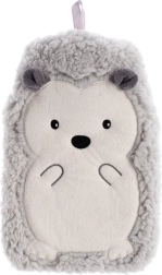 Bouillotte hérisson avec housse en peluche 0,6 l