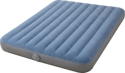 Matelas gonflable double 203 × 152 × 25 cm avec pompe électrique intégrée INTEX