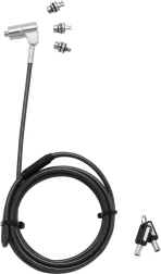 Verrou universel pour ordinateur portable avec tête interchangeable