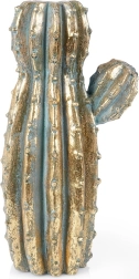 Vase dorée en forme de cactus 41,5 cm