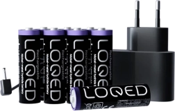 Kit de batteries et d’alimentation pour la serrure intelligente LOQED Touch