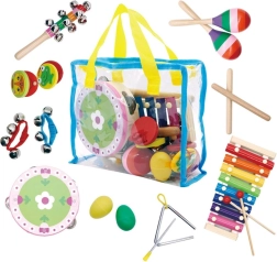 Set musical pour enfants 14 pièces avec sac ECOTOYS