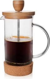 French press en verre pour café et thé 400 ml