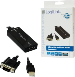 Convertisseur VGA vers HDMI avec audio