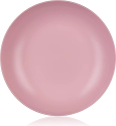 Assiette creuse en plastique 22 cm rose Culinaria