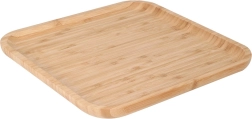 Plateau de service en bambou 30 × 30 cm