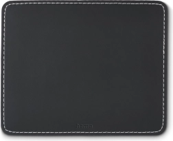 Tapis de souris aspect cuir noir