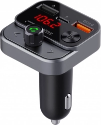Transmetteur FM pour voiture avec Bluetooth, USB et charge rapide QC3.0
