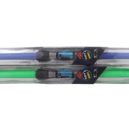 Sabre lumineux télescopique double face avec son