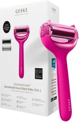 Set de microneedling visage et corps 8‑en‑1 Geske avec application (starlight)