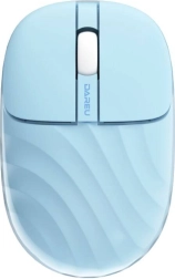 Souris sans fil Dareu bleue