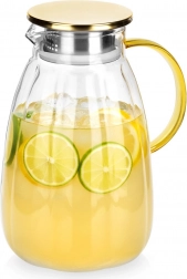 Carafe en verre avec couvercle 2,2 l