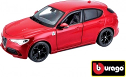 Bburago 1:24 Alfa Romeo Stelvio rouge 18-21086R