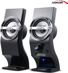 Haut-parleurs d’ordinateur AUDIOCORE AC805 6 W USB noirs