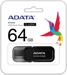 Clé USB ADATA UV240 64 Go USB 2.0 noire