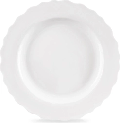 Assiette plate en porcelaine MONA 24,5 cm