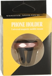 Support magnétique de voiture pour grille d’aération – Rose