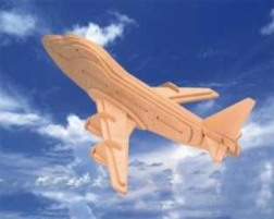 Woodcraft Puzzle 3D en Bois Avion Boeing
