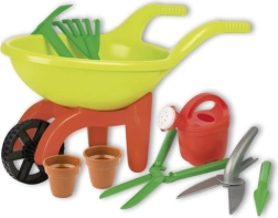 Brouette Androni avec accessoires de jardinage