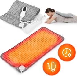 Coussin chauffant électrique 60 × 30 cm avec télécommande, 10 niveaux de chauffage, 75 W MODERNHOME