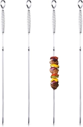 Brochettes en acier pour chachlik 42,5 cm, lot de 4