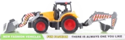 Tracteur de chantier en plastique avec chargeur et pelleteuse
