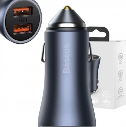 Chargeur de voiture Baseus 40W avec deux ports USB