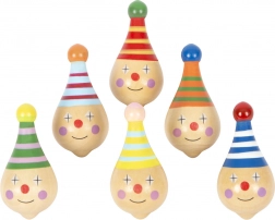 Toupie en bois motif clown SMALL FOOT