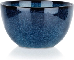 Bol en céramique 14 cm, 700 ml – glaçure bleue