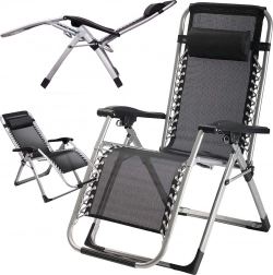 Chaise longue de jardin pliable Zéro Gravité