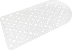 Tapis de bain antidérapant en caoutchouc 35,5 × 74 cm